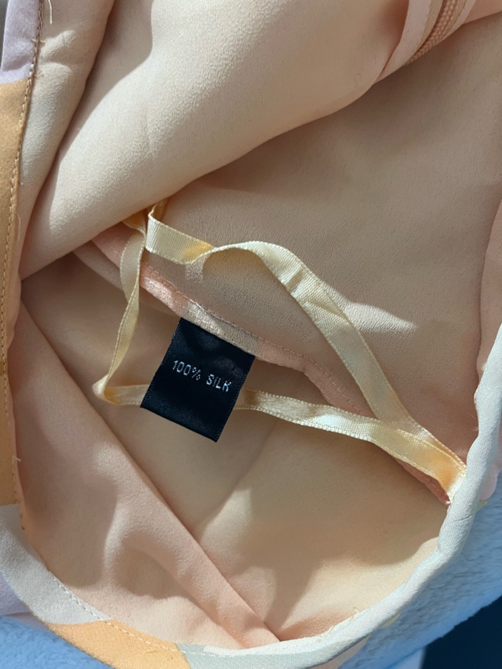 100% Silk vintage multicolored abstract 90’s 2000’s designer piece spring summer - Picture 3 of 8
